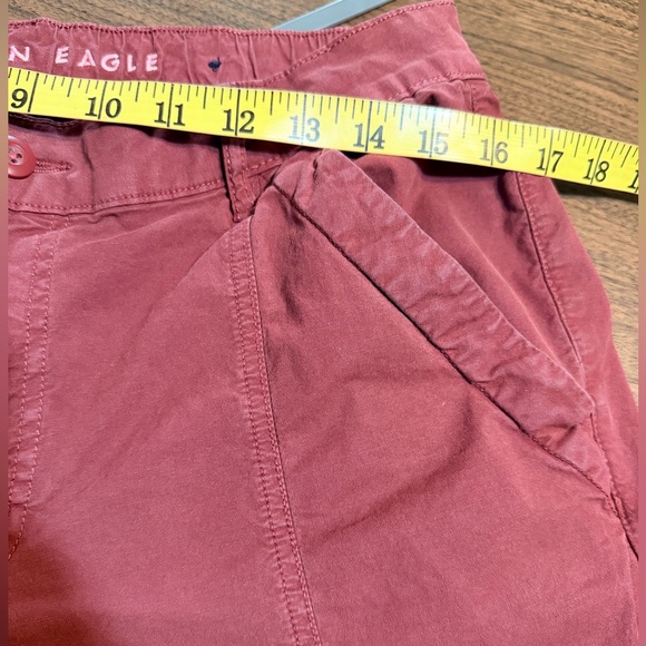 American Eagle Outfitters Women's Burgundy Joggers - Picture 4 of 5